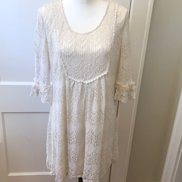 Young Essence Dresses & Skirts - NWT Ivory Lace Dress *Price Firm*